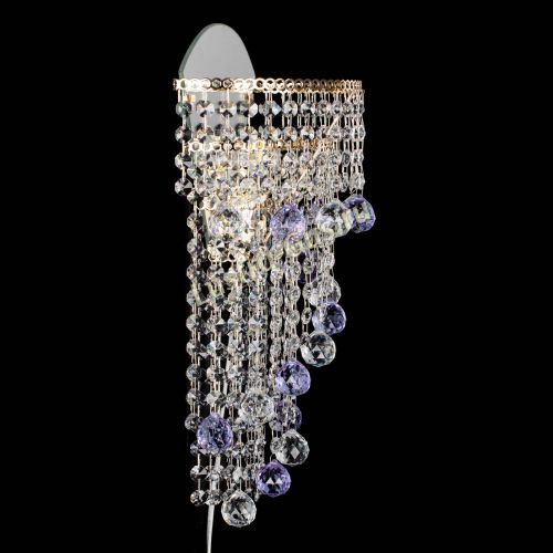 Бра Пирамида №3 фиолетовая в Ижевске Гусь Хрустальный