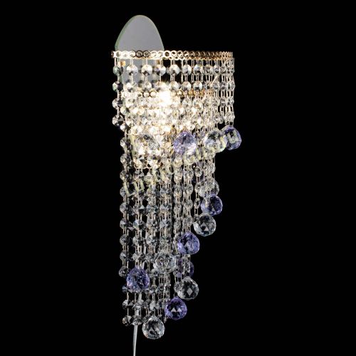 Бра Пирамида №3 фиолетовая в Ижевске Гусь Хрустальный