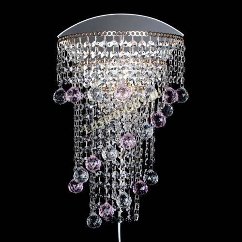 Бра Пирамида №3 розовая в Ижевске Гусь Хрустальный