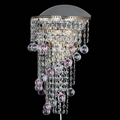 Бра Пирамида №3 розовая в Ижевске Гусь Хрустальный