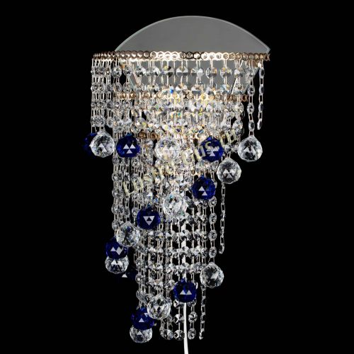 Бра Пирамида №3 синяя в Ижевске Гусь Хрустальный