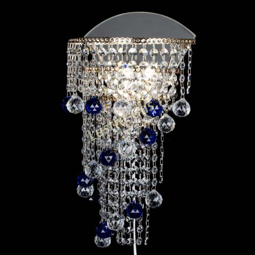 Бра Пирамида №3 синяя в Ижевске Гусь Хрустальный