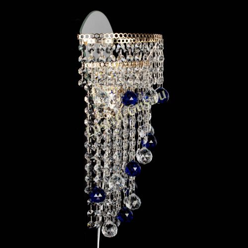 Бра Пирамида №3 синяя в Ижевске Гусь Хрустальный