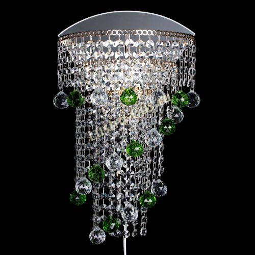 Бра Пирамида №3 зеленая в Ижевске Гусь Хрустальный