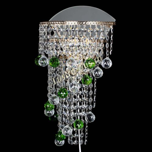 Бра Пирамида №3 зеленая в Ижевске Гусь Хрустальный