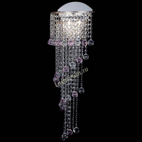 Бра Пирамида №6 розовая в Ижевске Гусь Хрустальный