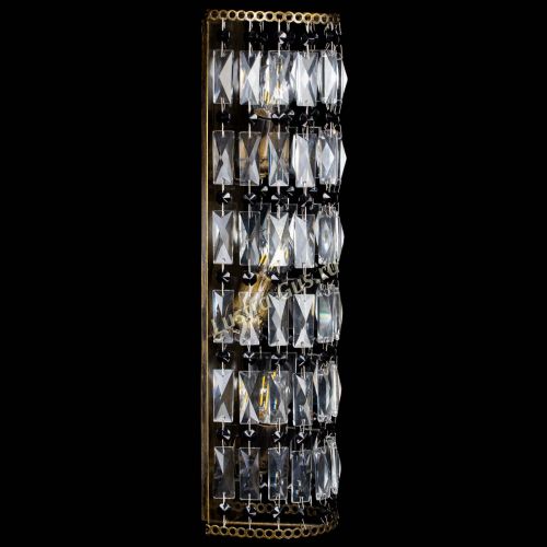 Бра Прямоугольник пластинка под бронзу Черная в Ижевске Гусь Хрустальный