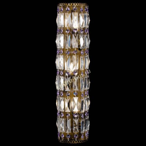 Бра Прямоугольник пластинка под бронзу Фиолетовая в Ижевске Гусь Хрустальный