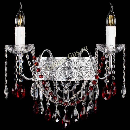 Бра Свеча Восток №2 красная в Ижевске Гусь Хрустальный