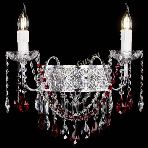 Бра Свеча Восток №2 красная в Ижевске Гусь Хрустальный