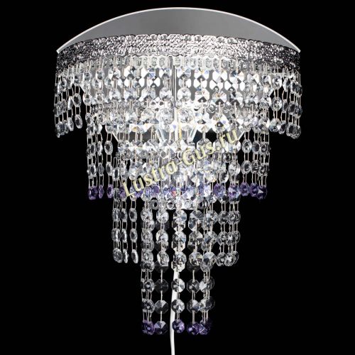 Бра Токката оптикон фиолетовая в Ижевске Гусь Хрустальный