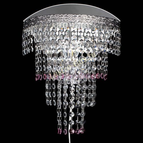 Бра Токката оптикон розовая в Ижевске Гусь Хрустальный