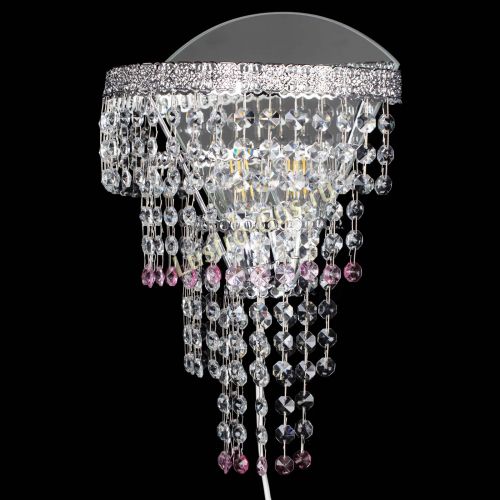 Бра Токката оптикон розовая в Ижевске Гусь Хрустальный