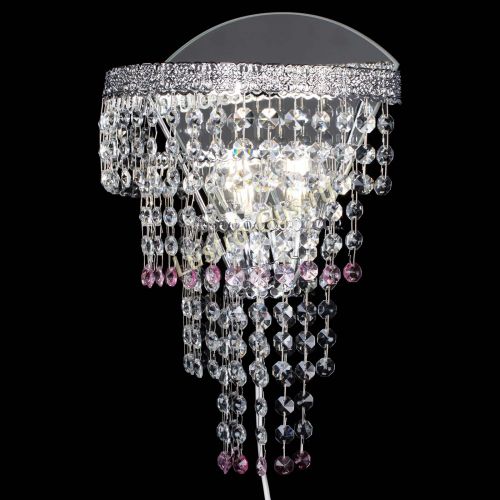 Бра Токката оптикон розовая в Ижевске Гусь Хрустальный