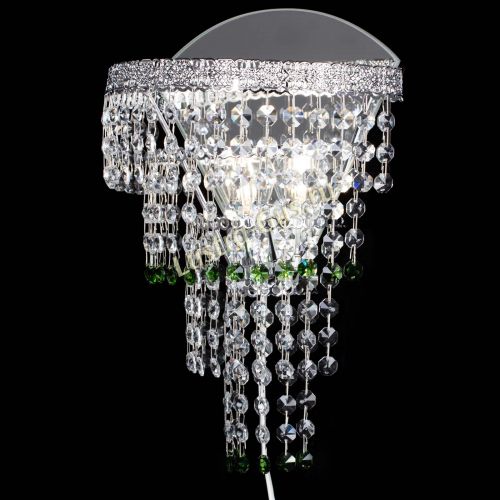 Бра Токката оптикон зеленая в Ижевске Гусь Хрустальный