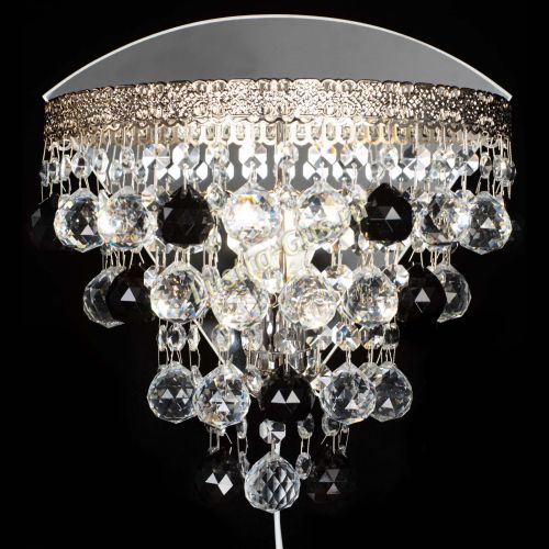 Бра Токката пирамида шар 30 черная в Ижевске Гусь Хрустальный