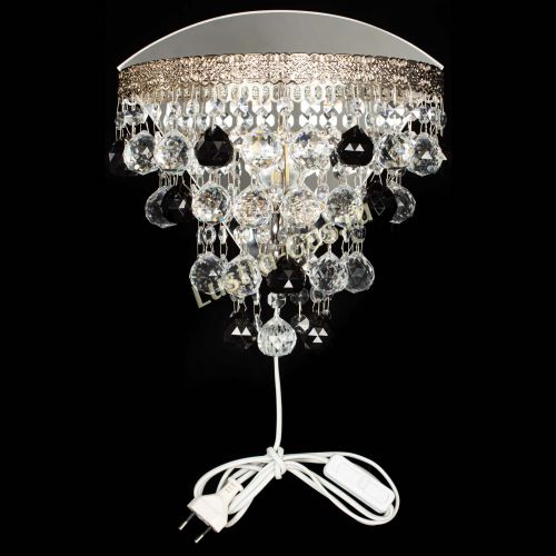 Бра Токката пирамида шар 30 черная в Ижевске Гусь Хрустальный