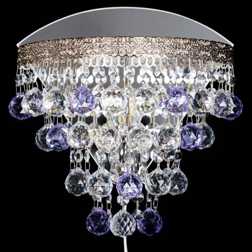 Бра Токката пирамида шар 30 фиолетовая в Ижевске Гусь Хрустальный