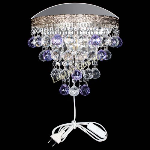Бра Токката пирамида шар 30 фиолетовая в Ижевске Гусь Хрустальный