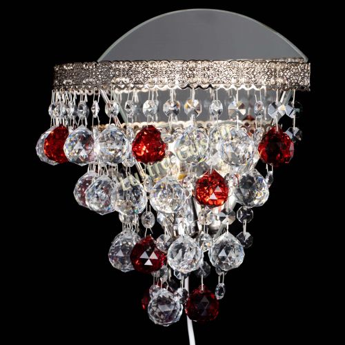 Бра Токката пирамида шар 30 красная в Ижевске Гусь Хрустальный