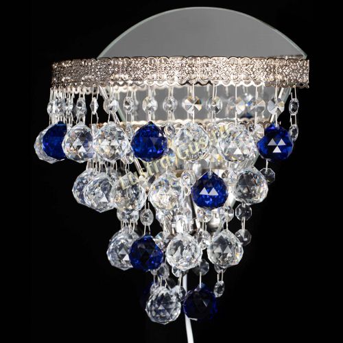 Бра Токката пирамида шар 30 синяя в Ижевске Гусь Хрустальный