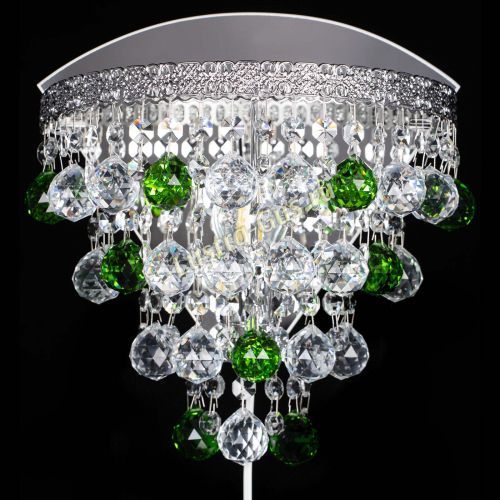 Бра Токката пирамида шар 30 зеленая в Ижевске Гусь Хрустальный