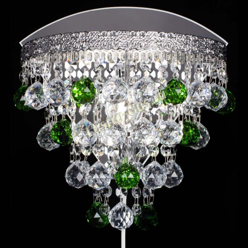 Бра Токката пирамида шар 30 зеленая в Ижевске Гусь Хрустальный