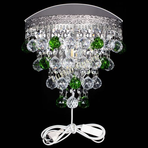 Бра Токката пирамида шар 30 зеленая в Ижевске Гусь Хрустальный