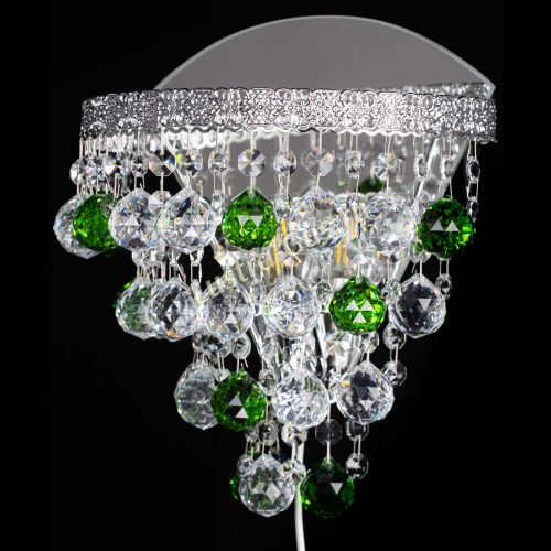 Бра Токката пирамида шар 30 зеленая в Ижевске Гусь Хрустальный