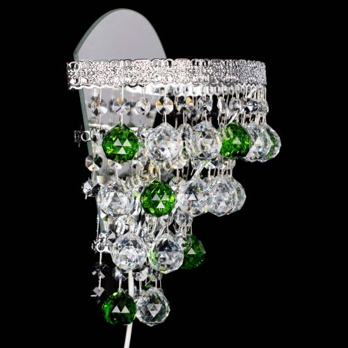 Бра Токката пирамида шар 30 зеленая в Ижевске Гусь Хрустальный