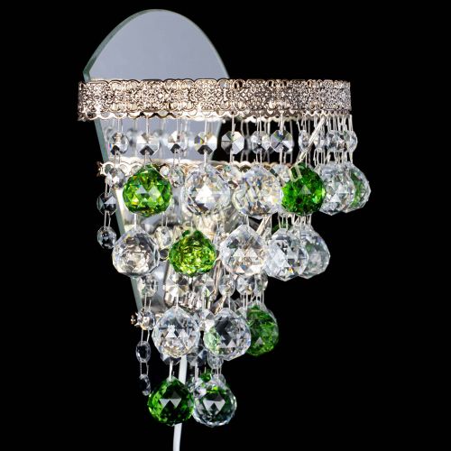 Бра Токката пирамида шар 30 зеленая в Ижевске Гусь Хрустальный