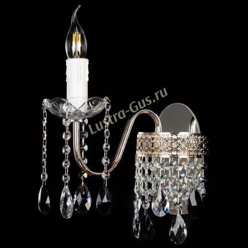 Бра Венеция №1 мини черная в Ижевске Гусь Хрустальный