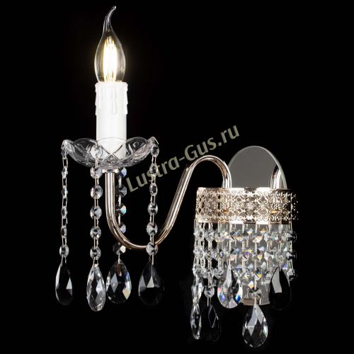 Бра Венеция №1 мини черная в Ижевске Гусь Хрустальный