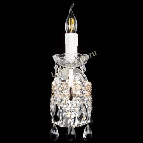 Бра Венеция №1 мини черная в Ижевске Гусь Хрустальный