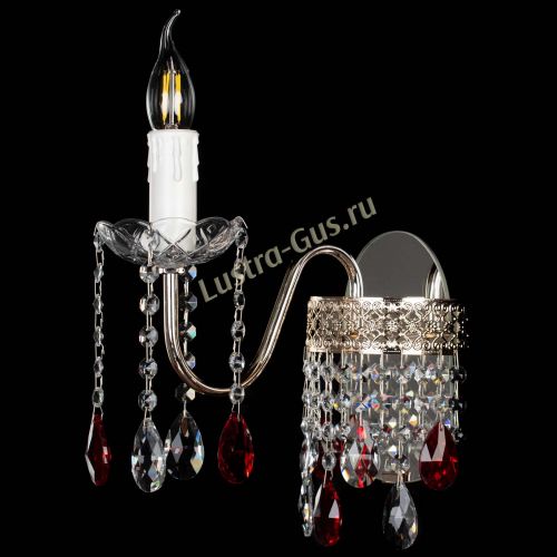 Бра Венеция №1 мини красная в Ижевске Гусь Хрустальный