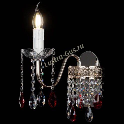 Бра Венеция №1 мини красная в Ижевске Гусь Хрустальный