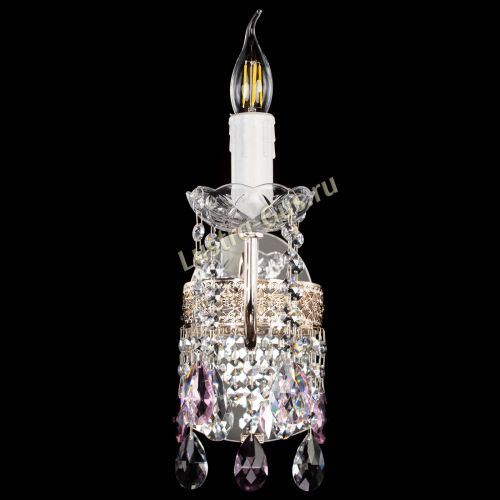 Бра Венеция №1 мини розовая в Ижевске Гусь Хрустальный