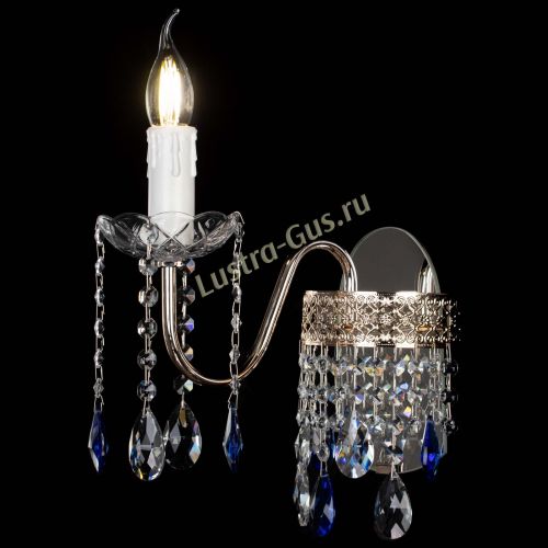 Бра Венеция №1 мини синяя в Ижевске Гусь Хрустальный