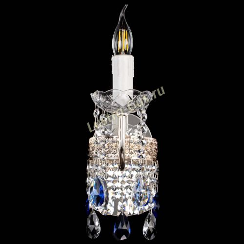 Бра Венеция №1 мини синяя в Ижевске Гусь Хрустальный