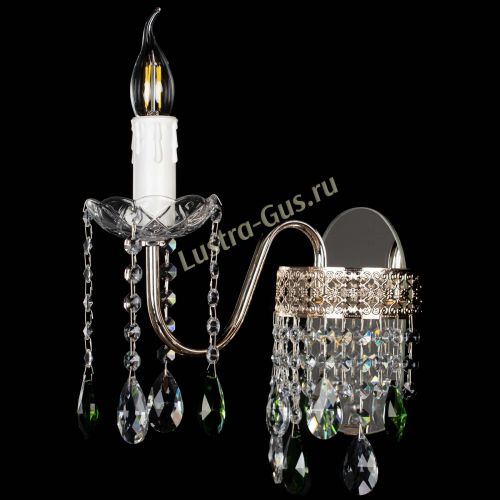 Бра Венеция №1 мини зеленая в Ижевске Гусь Хрустальный