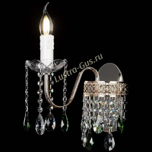 Бра Венеция №1 мини зеленая в Ижевске Гусь Хрустальный