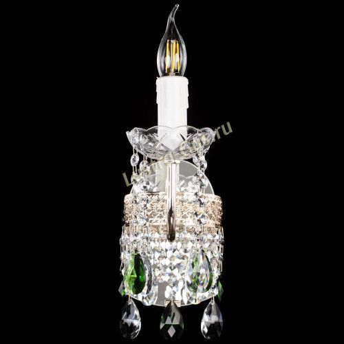Бра Венеция №1 мини зеленая в Ижевске Гусь Хрустальный
