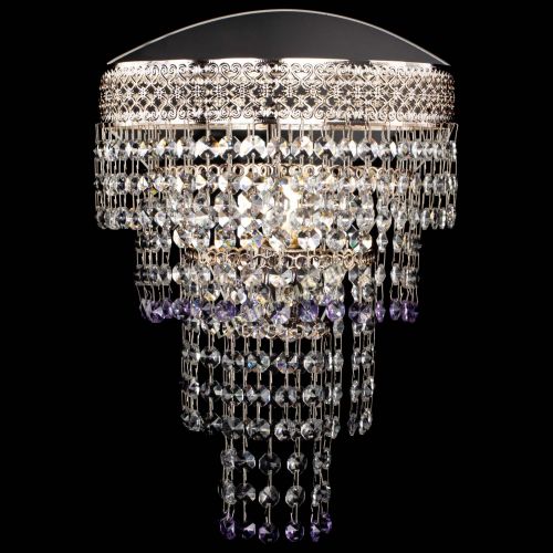 Бра Венеция Капель оптикон фиолетовая в Ижевске Гусь Хрустальный
