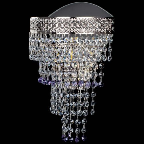 Бра Венеция Капель оптикон фиолетовая в Ижевске Гусь Хрустальный