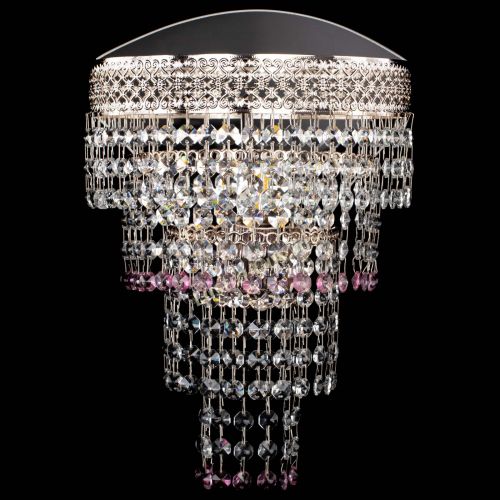 Бра Венеция Капель оптикон розовая в Ижевске Гусь Хрустальный