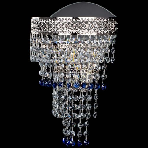 Бра Венеция Капель оптикон синяя в Ижевске Гусь Хрустальный