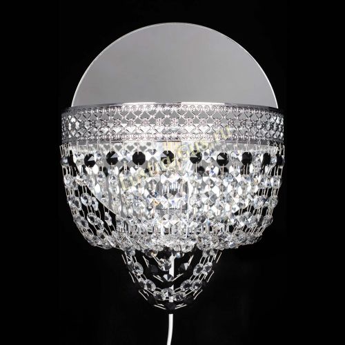 Бра Венеция оптикон черная в Ижевске Гусь Хрустальный