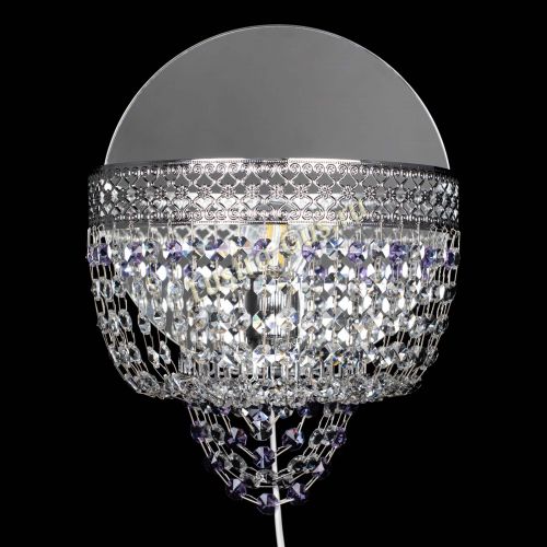Бра Венеция оптикон фиолетовая в Ижевске Гусь Хрустальный