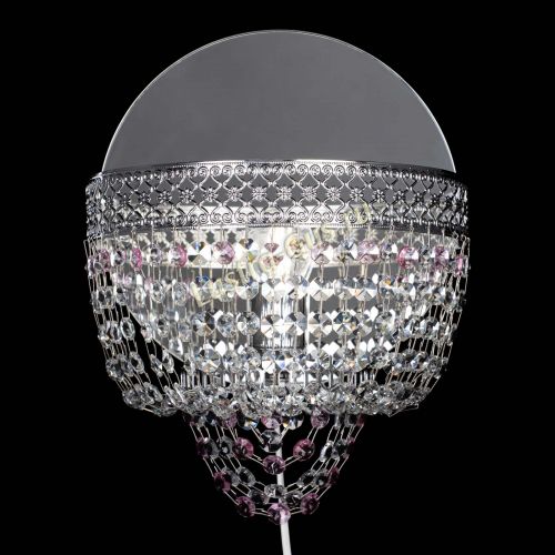 Бра Венеция оптикон розовая в Ижевске Гусь Хрустальный