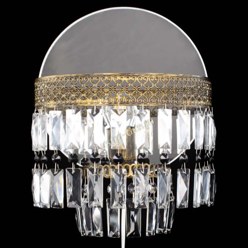 Бра Венеция Пластинка под бронзу Черная в Ижевске Гусь Хрустальный